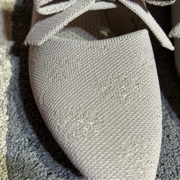 Skechers Cleo Point Feel Good Washable Knit Flats Memory Foam Womens 8.5 Taupe - Picture 3 of 13